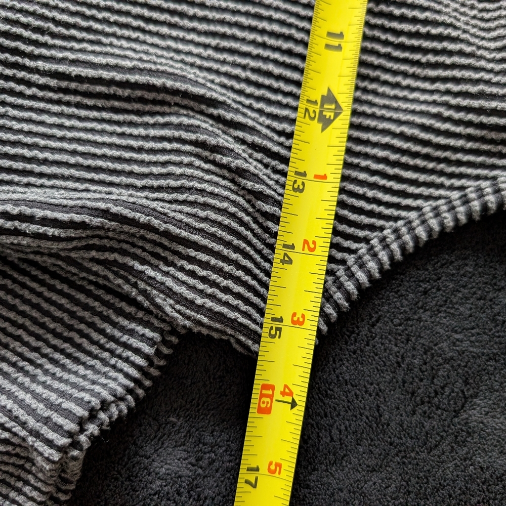 Ribbed Grey Black Cami Pant Wide Leg Jumpsuit Loungewear Elevated Basic Sz Large image 8